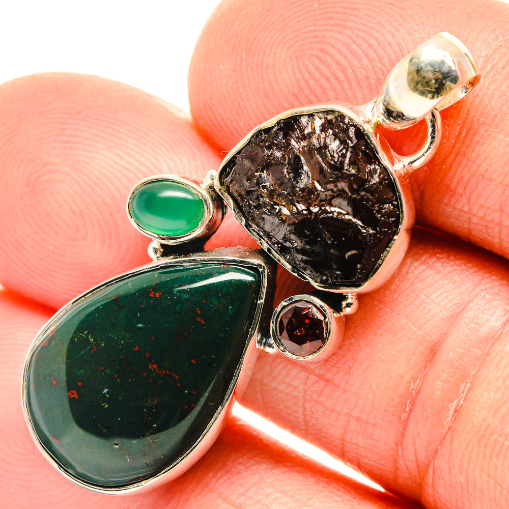 Bloodstone Pendants handcrafted by Anasilvercos - PD26607