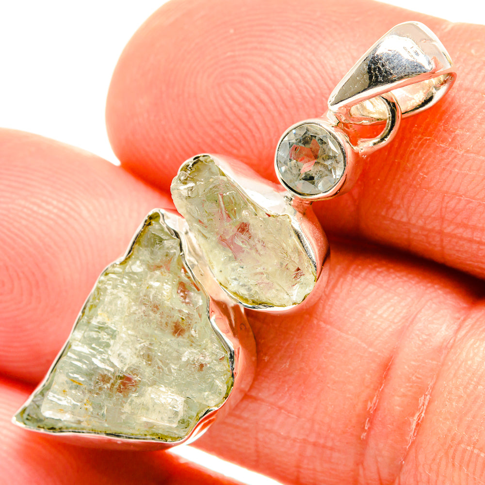 Green Amethyst Pendants handcrafted by Anasilvercos - PD26618
