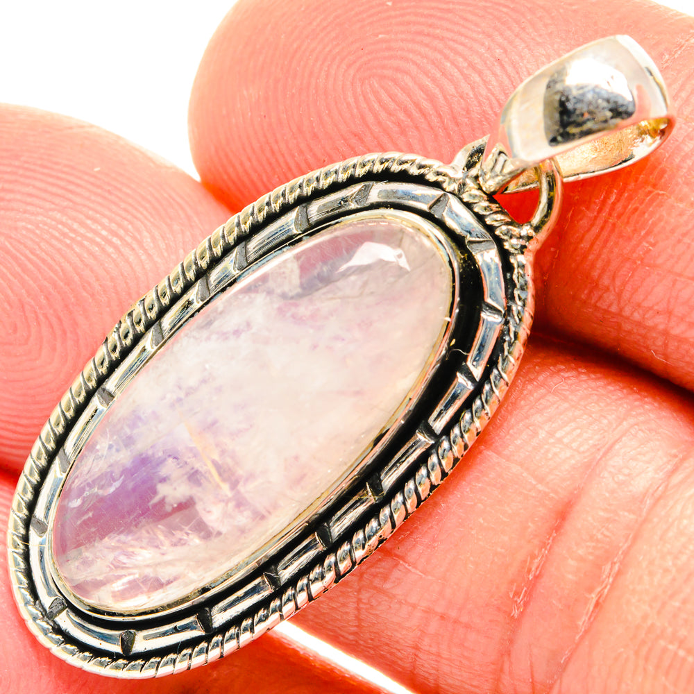 Rainbow Moonstone Pendants handcrafted by Anasilvercos - PD26626