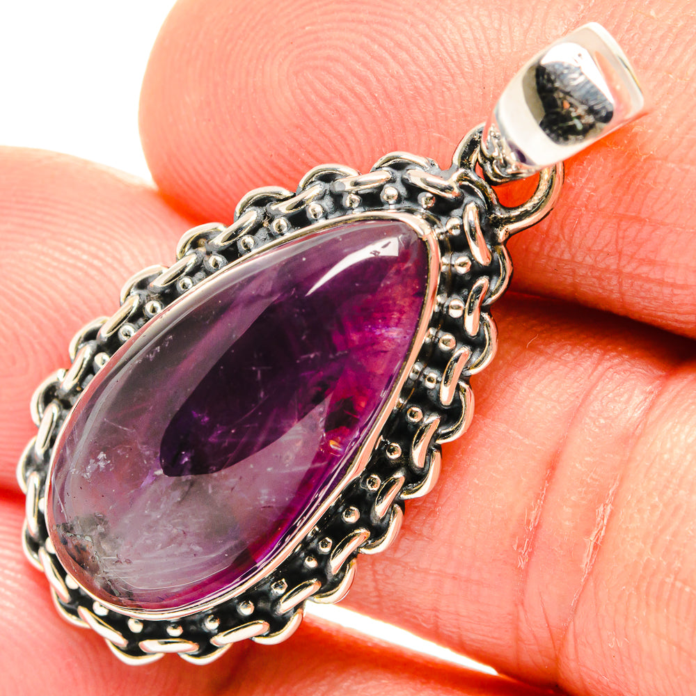 Star Amethyst Pendants handcrafted by Anasilvercos - PD26631