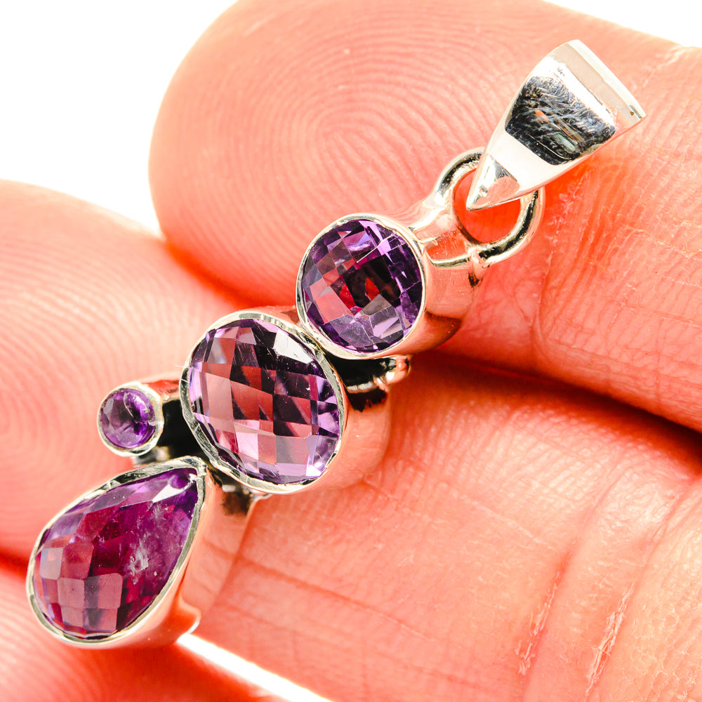Amethyst Pendants handcrafted by Anasilvercos - PD26633