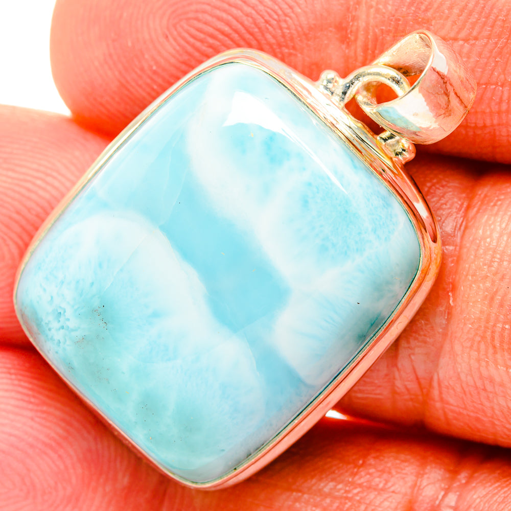 Larimar Pendants handcrafted by Anasilvercos - PD26645