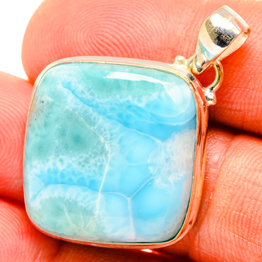 Larimar Pendants handcrafted by Anasilvercos - PD26646