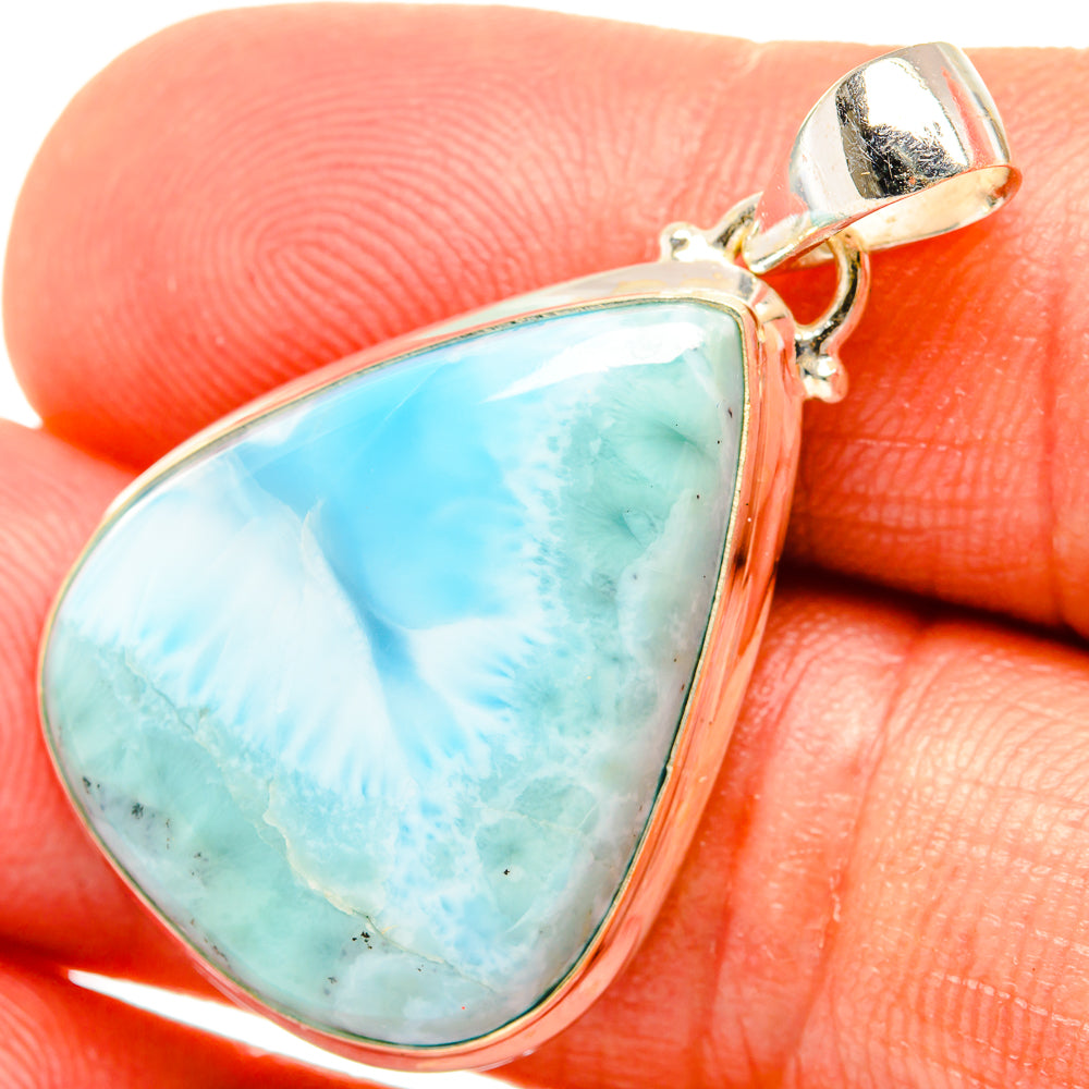 Larimar Pendants handcrafted by Anasilvercos - PD26647