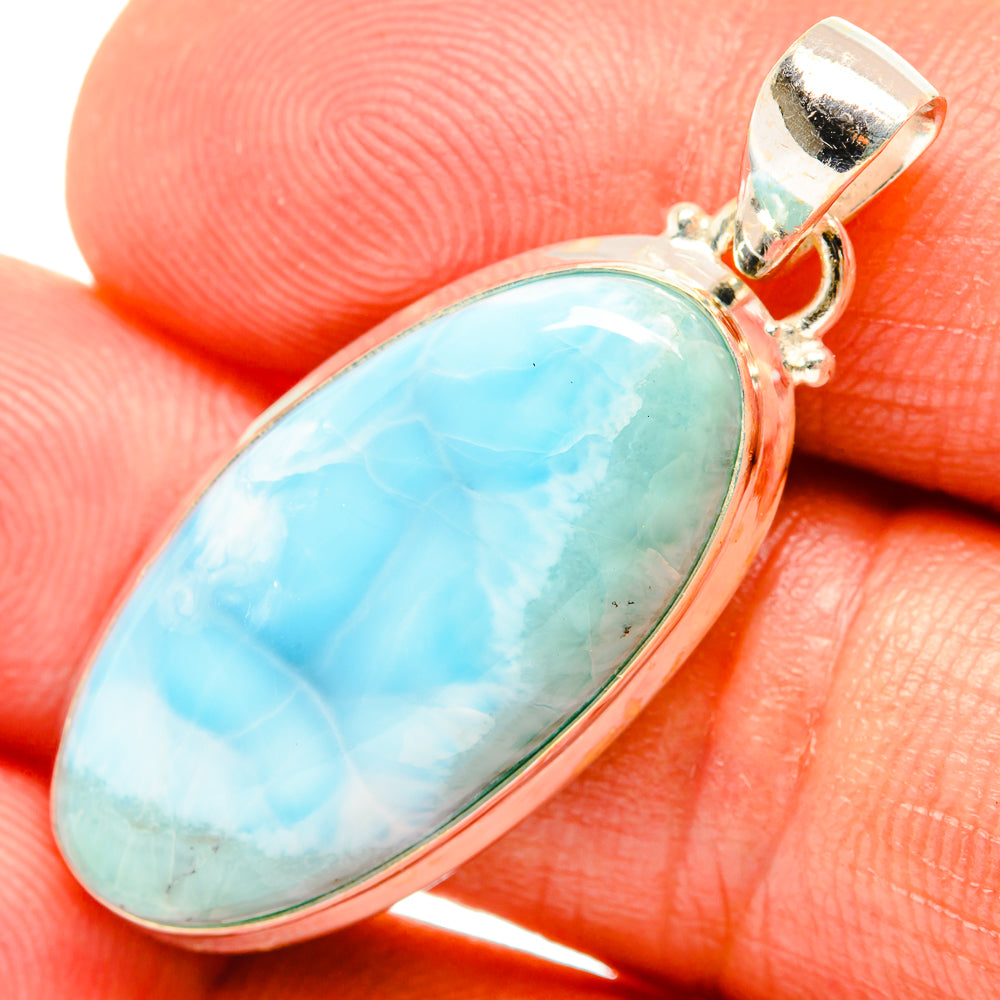 Larimar Pendants handcrafted by Anasilvercos - PD26650