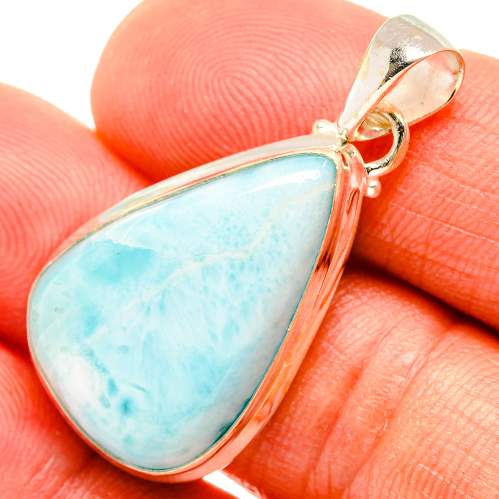 Larimar Pendants handcrafted by Anasilvercos - PD26651