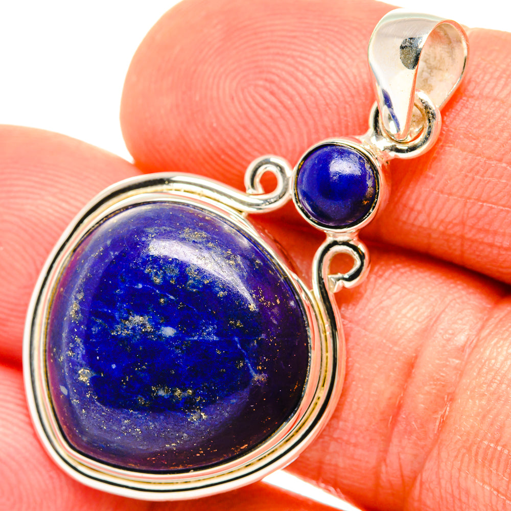 Lapis Lazuli Pendants handcrafted by Anasilvercos - PD26655