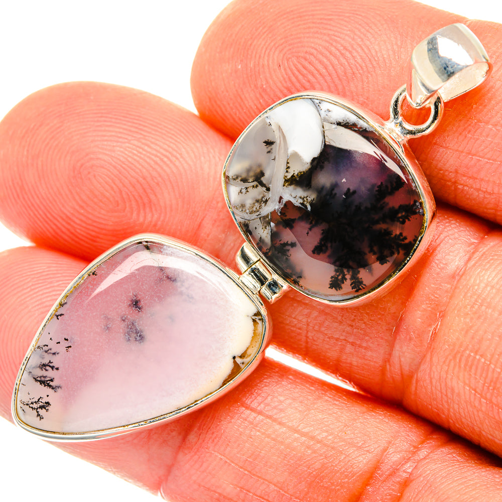 Dendritic Opal Pendants handcrafted by Anasilvercos - PD26673