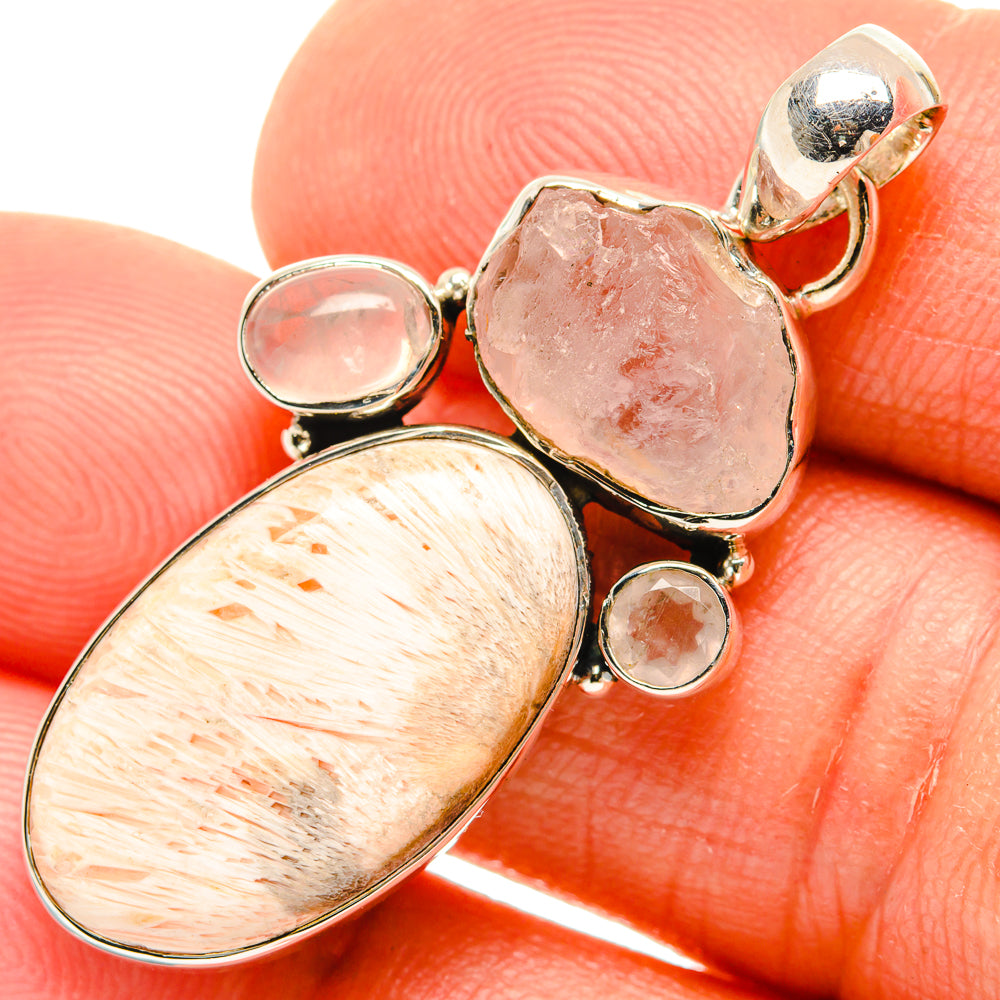 Scolecite Pendants handcrafted by Anasilvercos - PD26703