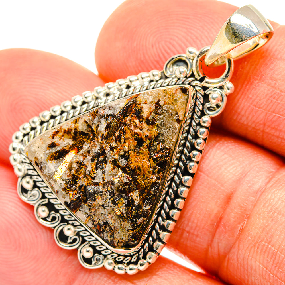 Astrophyllite Pendants handcrafted by Anasilvercos - PD26711
