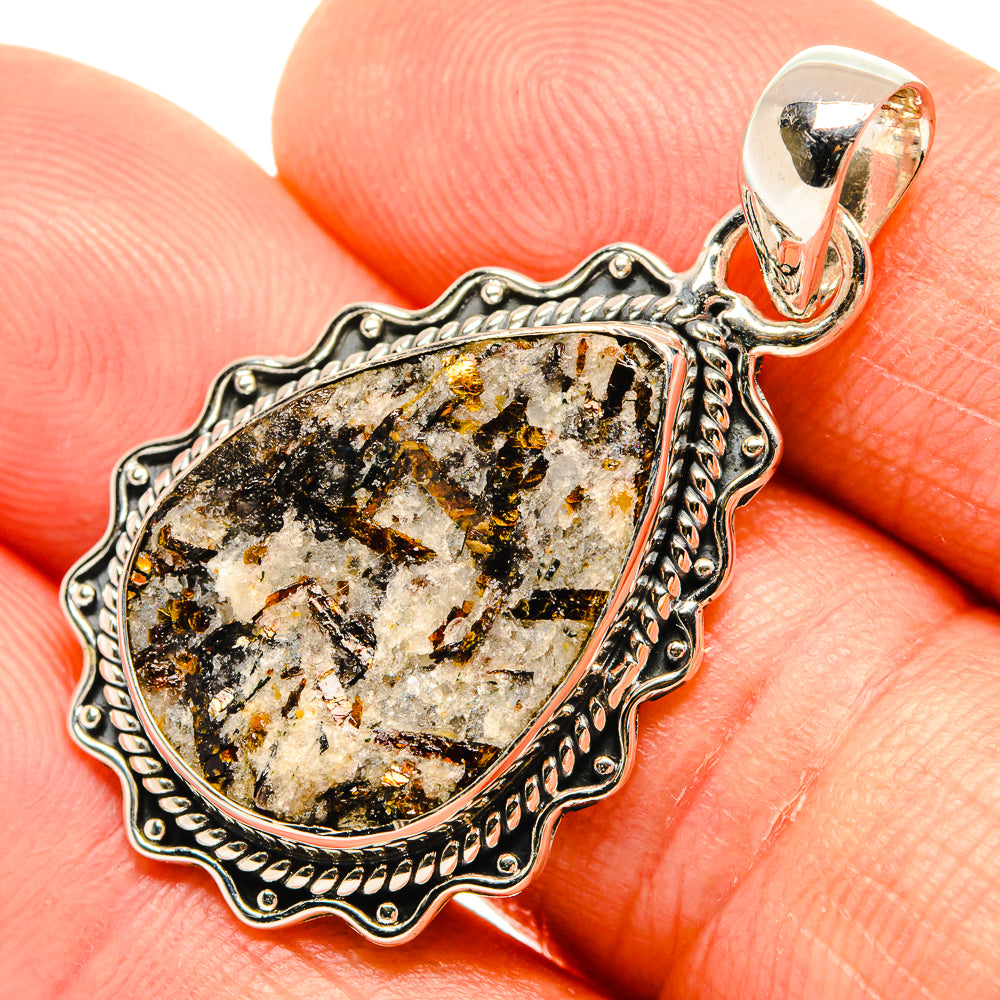 Astrophyllite Pendants handcrafted by Anasilvercos - PD26735
