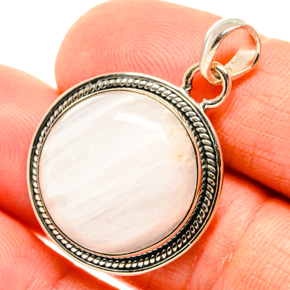 White Scolecite Pendants handcrafted by Anasilvercos - PD26739