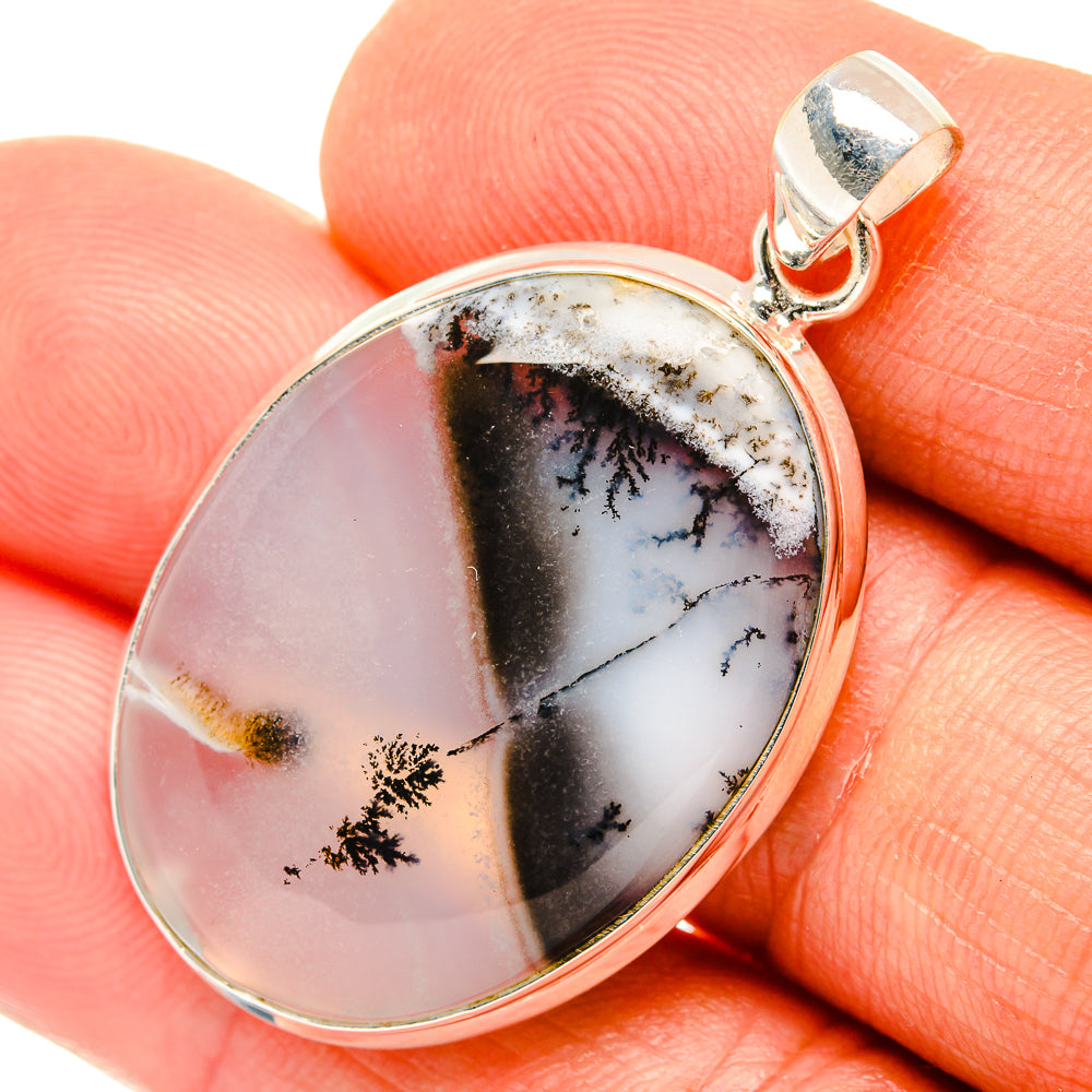 Dendritic Opal Pendants handcrafted by Anasilvercos - PD26750