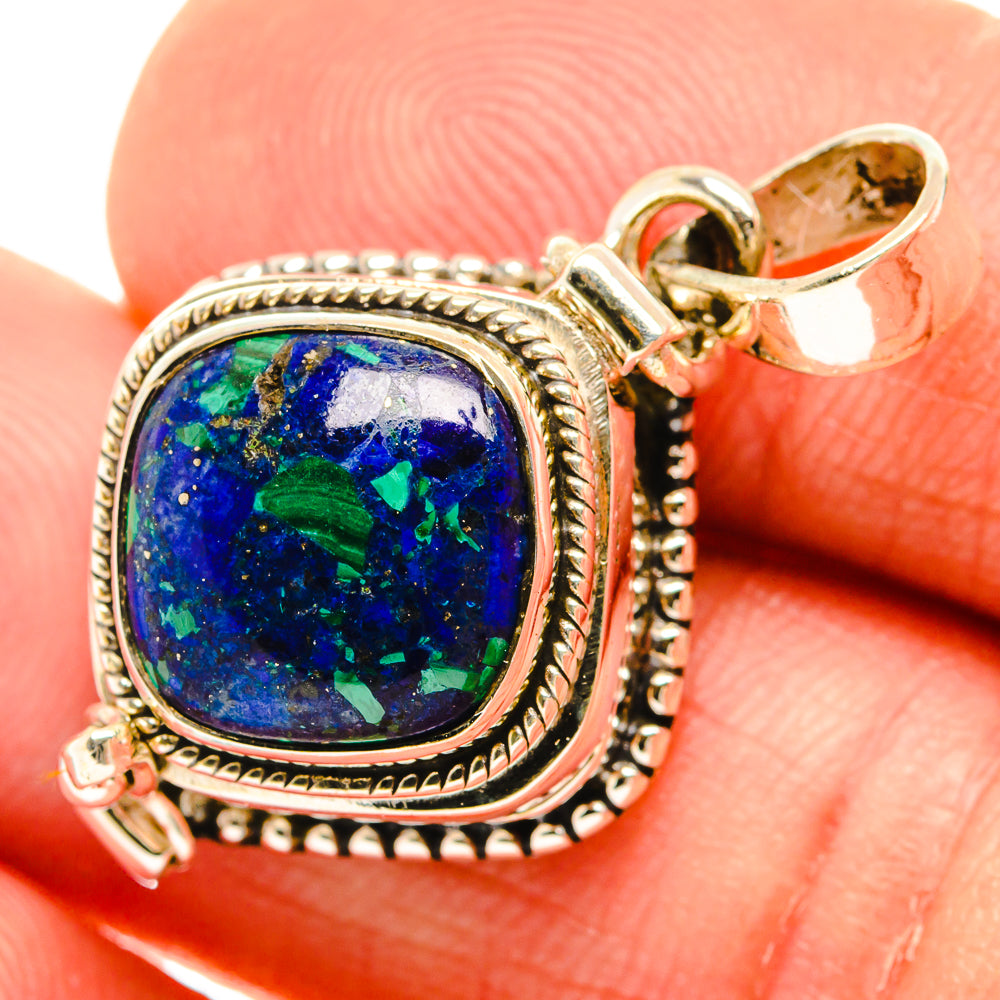 Azurite Pendants handcrafted by Anasilvercos - PD26763