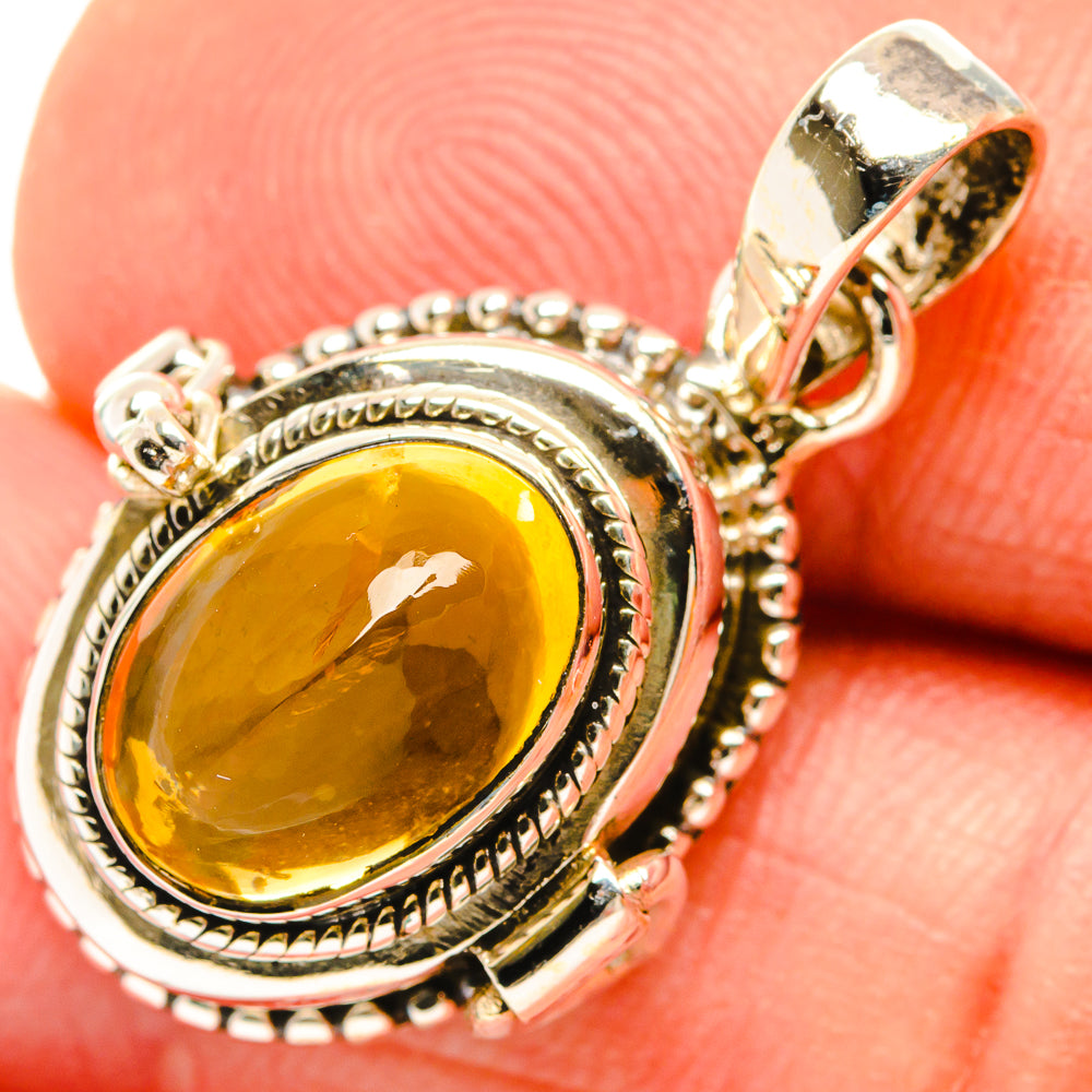 Citrine Pendants handcrafted by Anasilvercos - PD26764