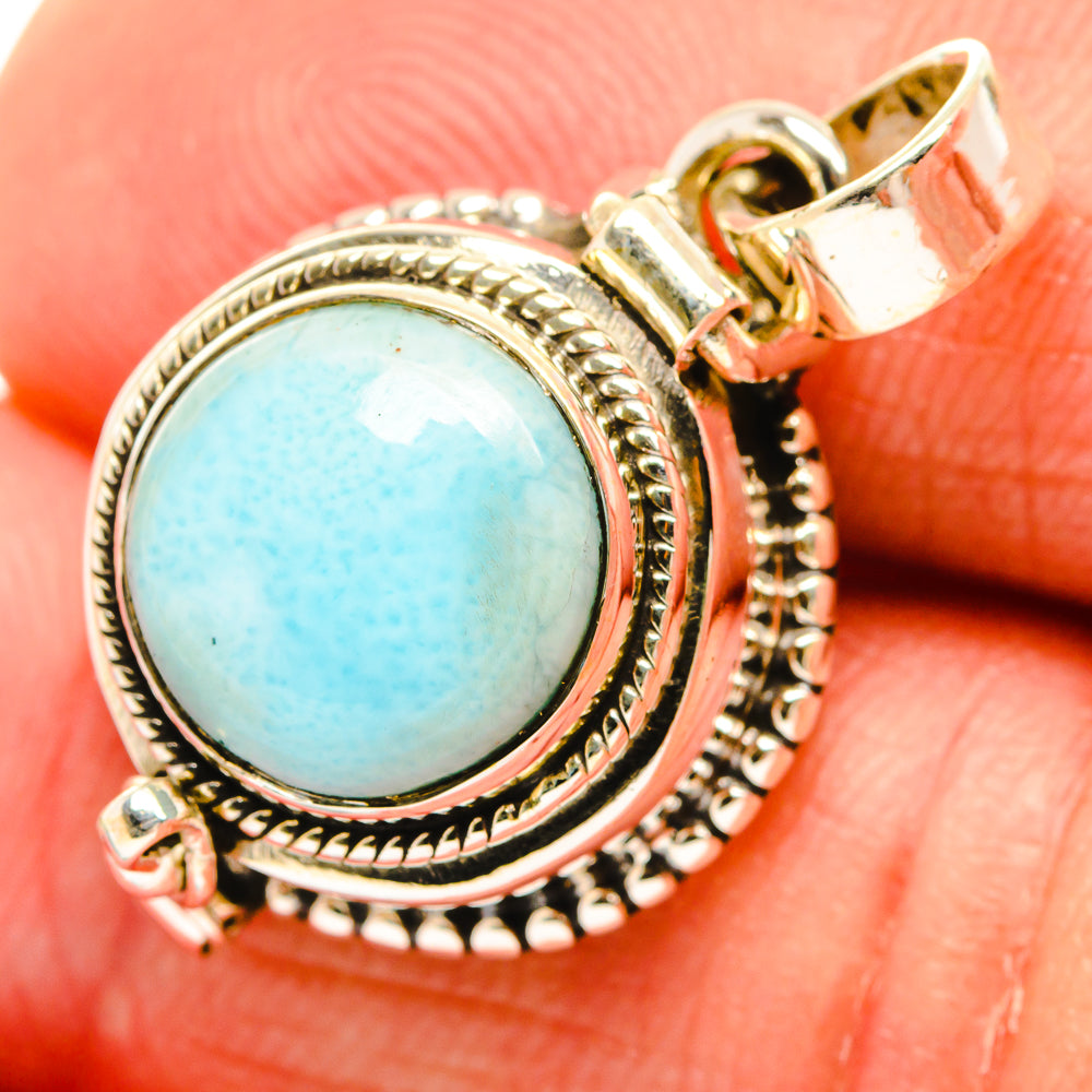 Larimar Pendants handcrafted by Anasilvercos - PD26766