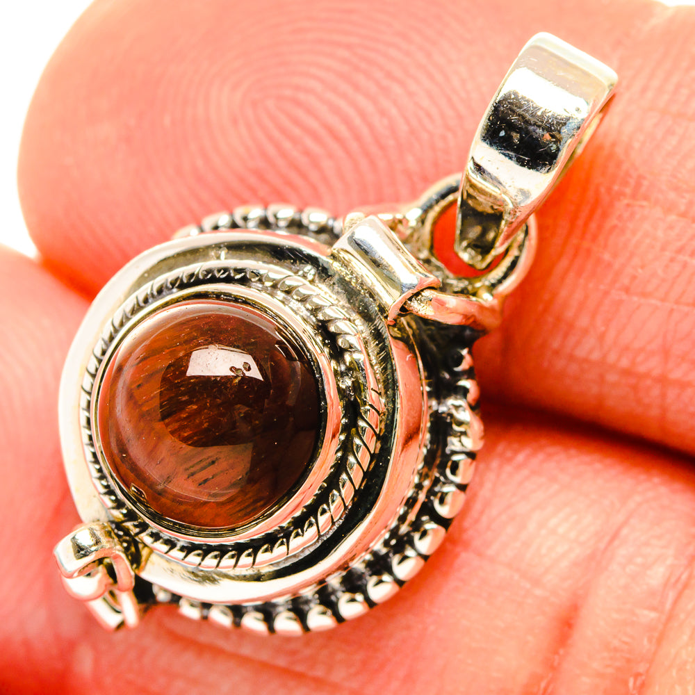 Red Tiger Eye Pendants handcrafted by Anasilvercos - PD26767