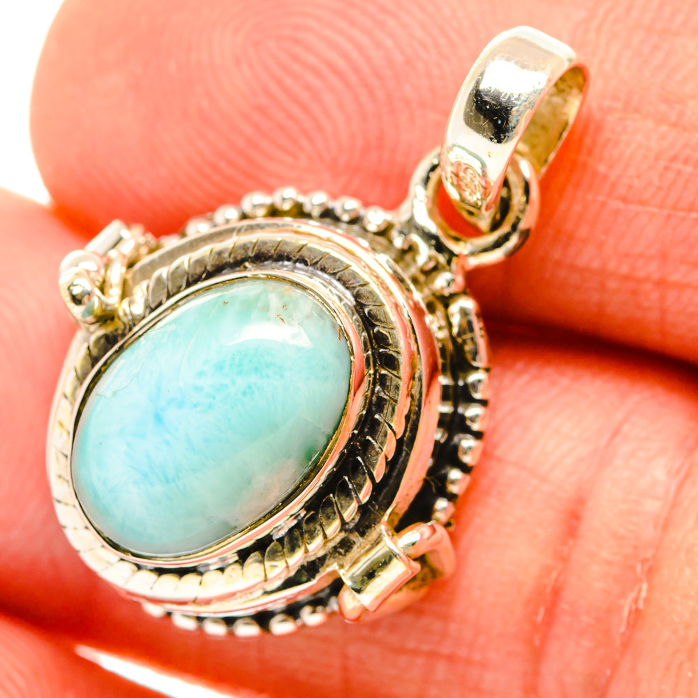 Larimar Pendants handcrafted by Anasilvercos - PD26769