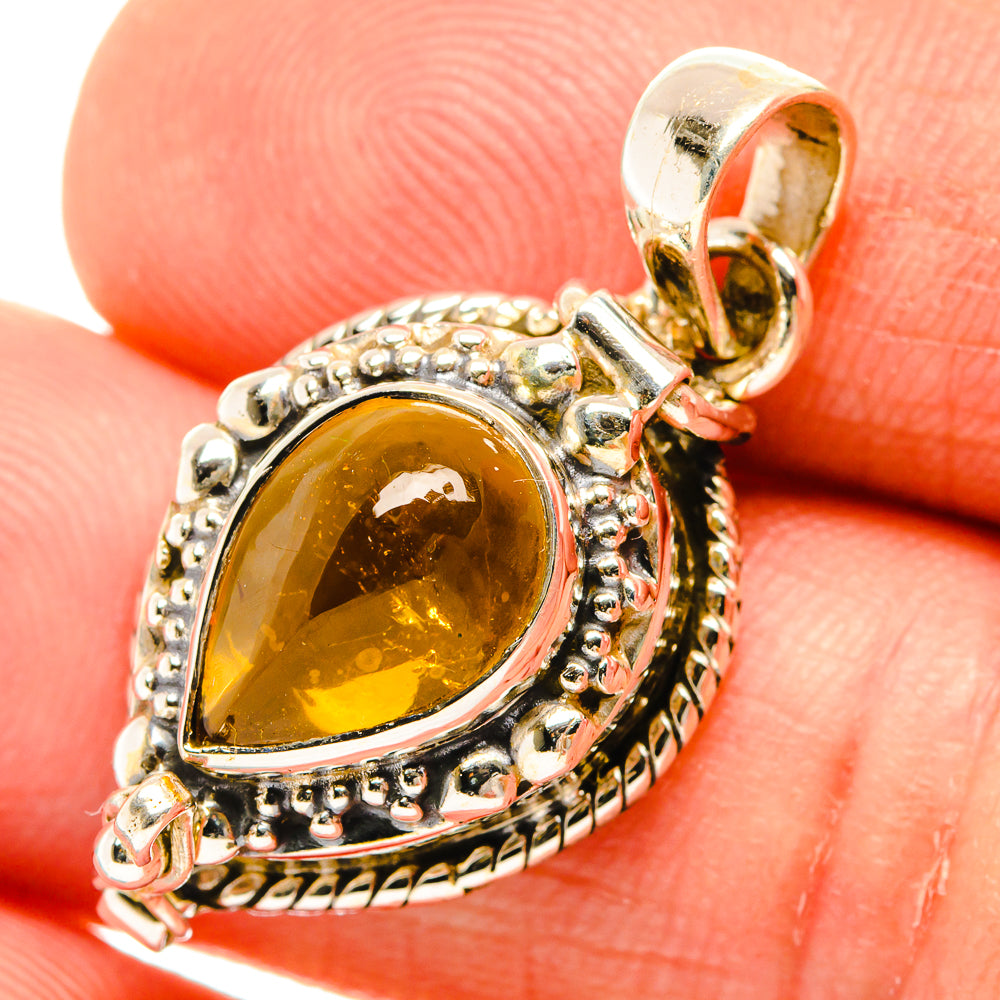 Citrine Pendants handcrafted by Anasilvercos - PD26773