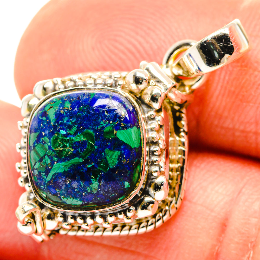 Azurite Pendants handcrafted by Anasilvercos - PD26781