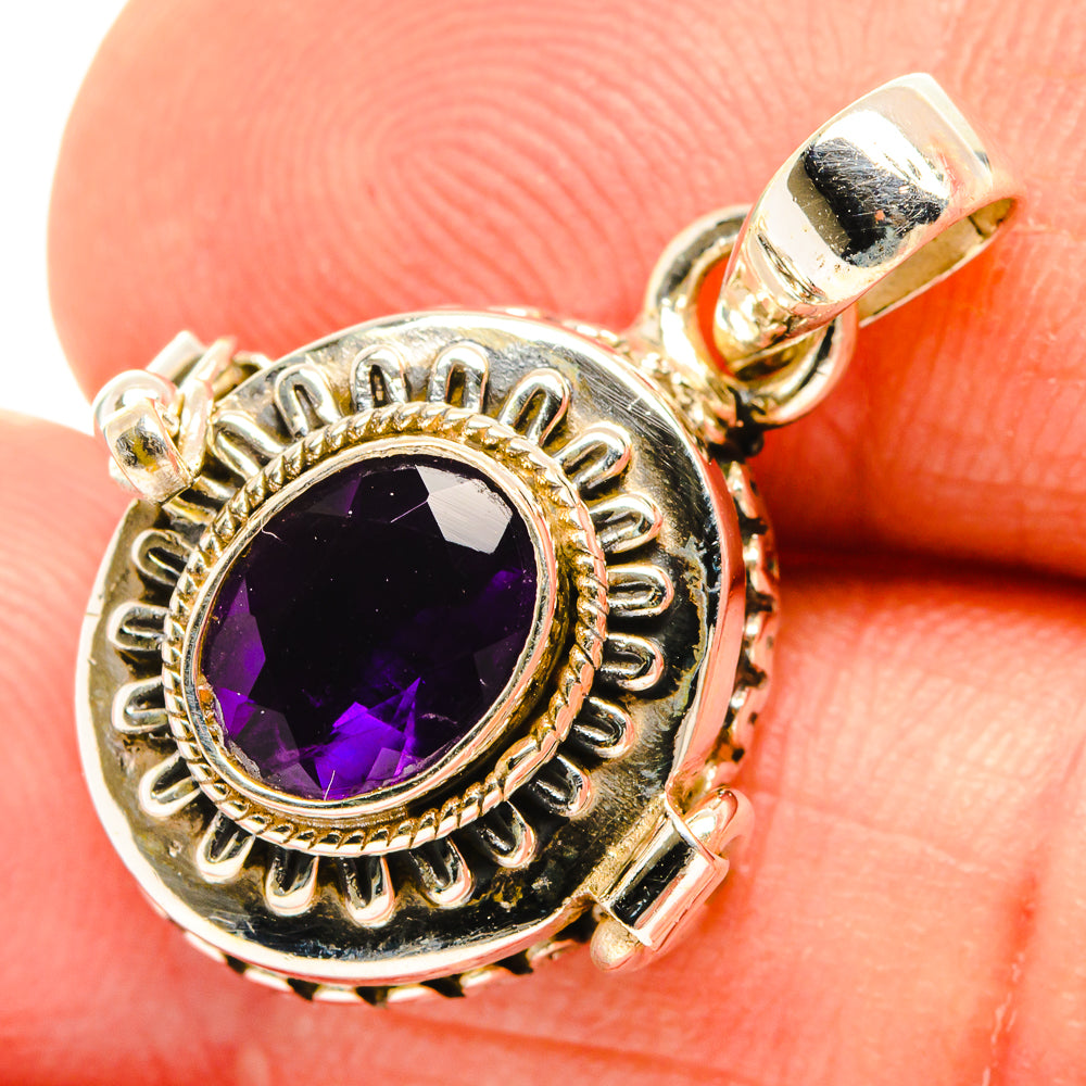 Purple Spinel Pendants handcrafted by Anasilvercos - PD26783