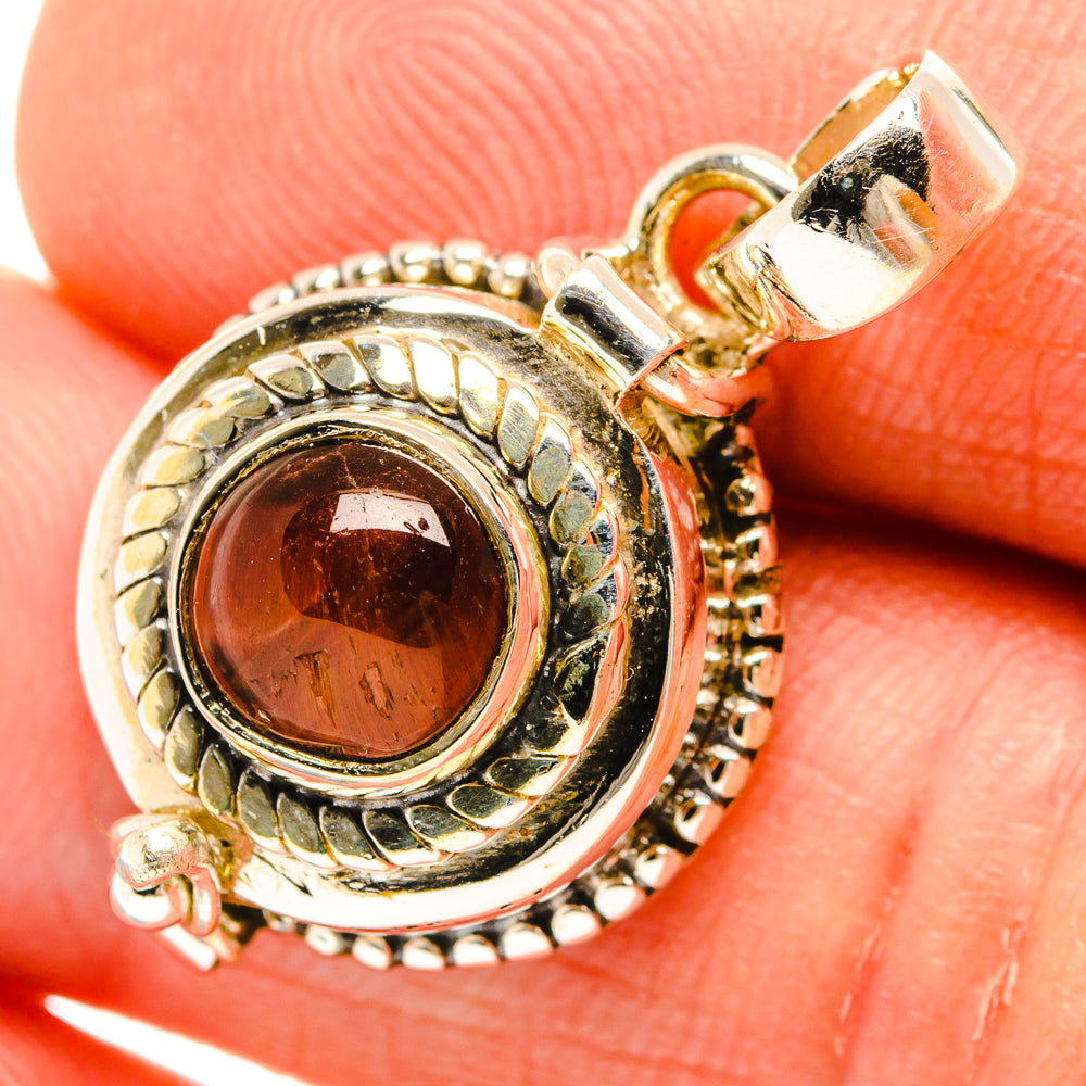 Red Tiger Eye Pendants handcrafted by Anasilvercos - PD26788