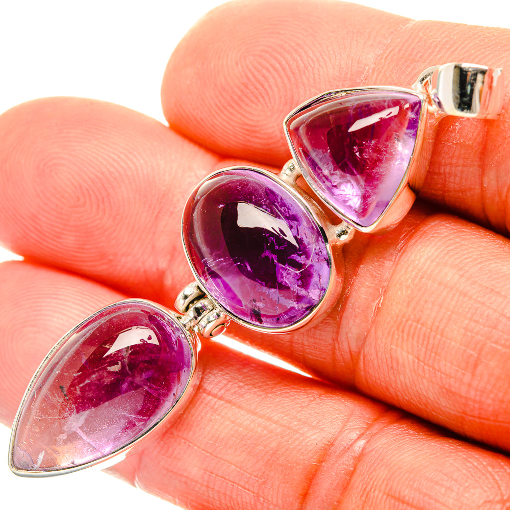 Amethyst Pendants handcrafted by Anasilvercos - PD26815