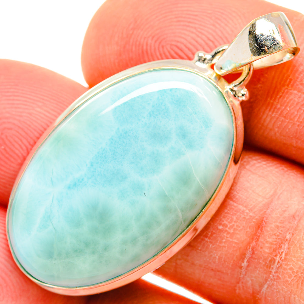 Larimar Pendants handcrafted by Anasilvercos - PD26818