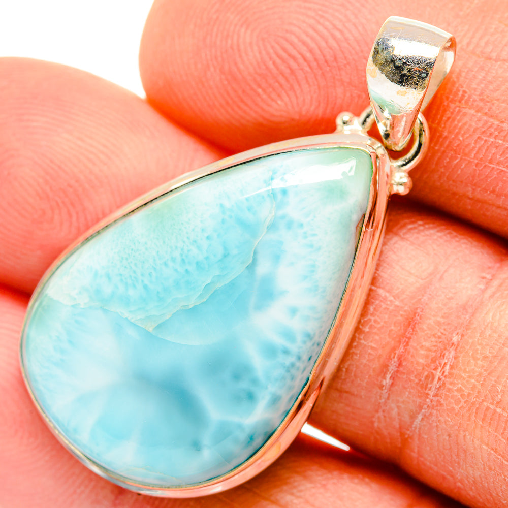 Larimar Pendants handcrafted by Anasilvercos - PD26823