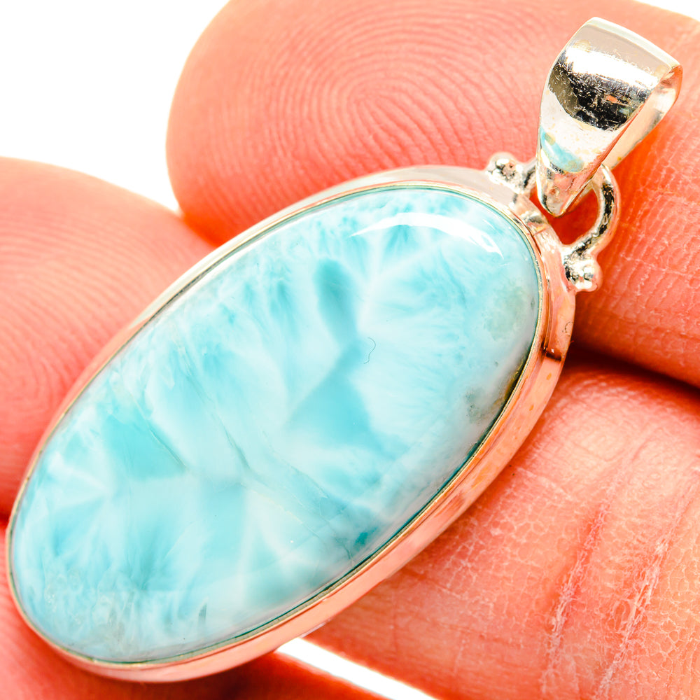 Larimar Pendants handcrafted by Anasilvercos - PD26824