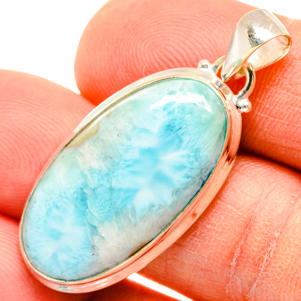 Larimar Pendants handcrafted by Anasilvercos - PD26825