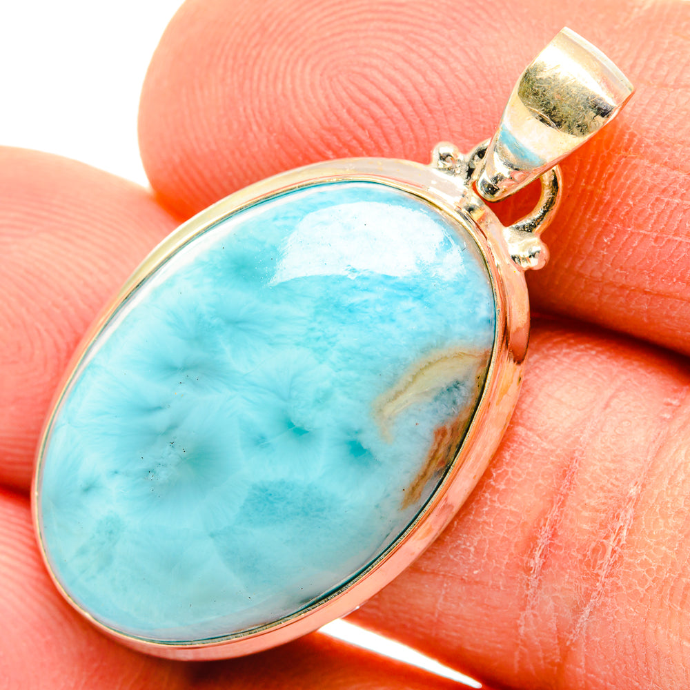 Larimar Pendants handcrafted by Anasilvercos - PD26826