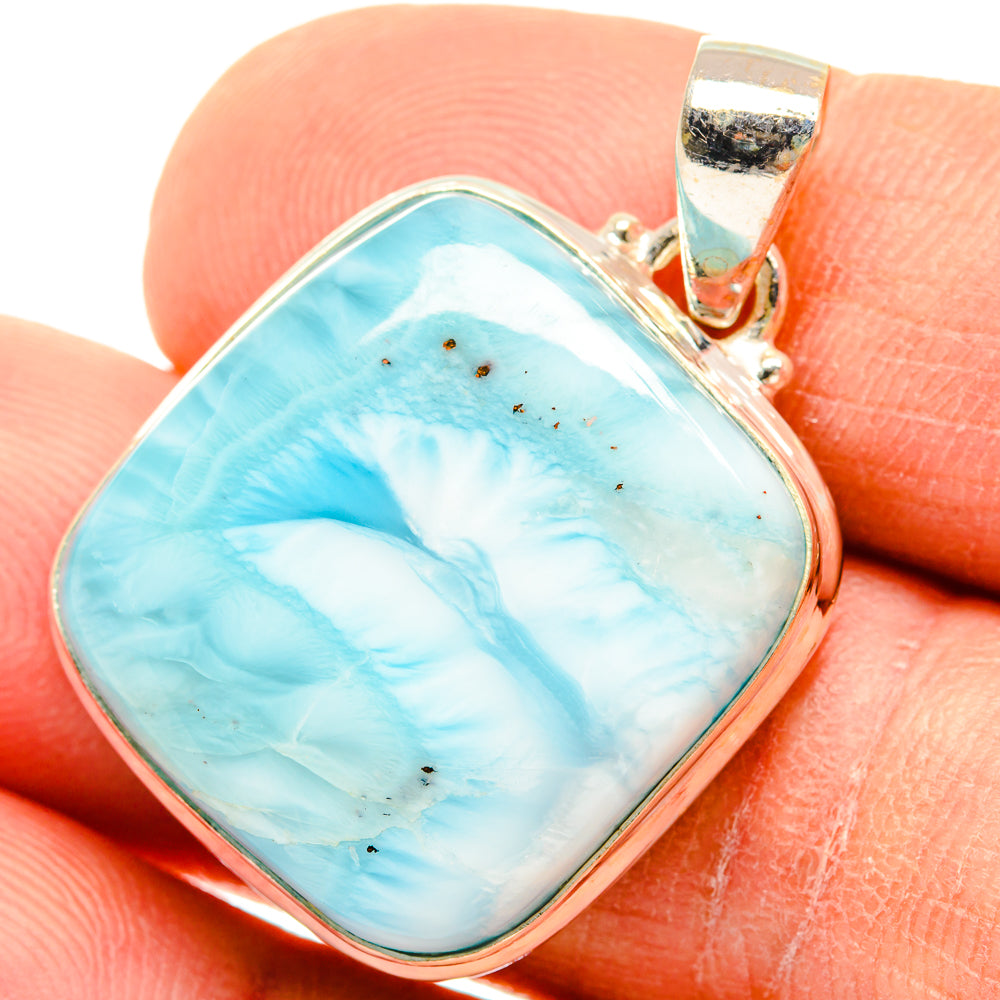 Larimar Pendants handcrafted by Anasilvercos - PD26827