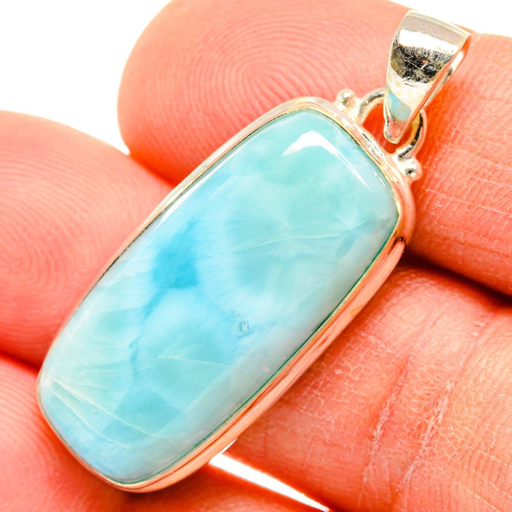 Larimar Pendants handcrafted by Anasilvercos - PD26828