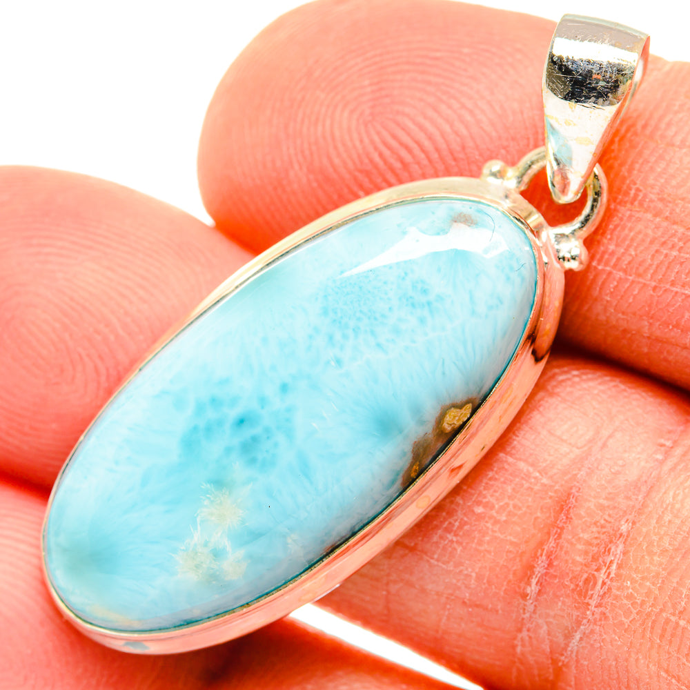 Larimar Pendants handcrafted by Anasilvercos - PD26830