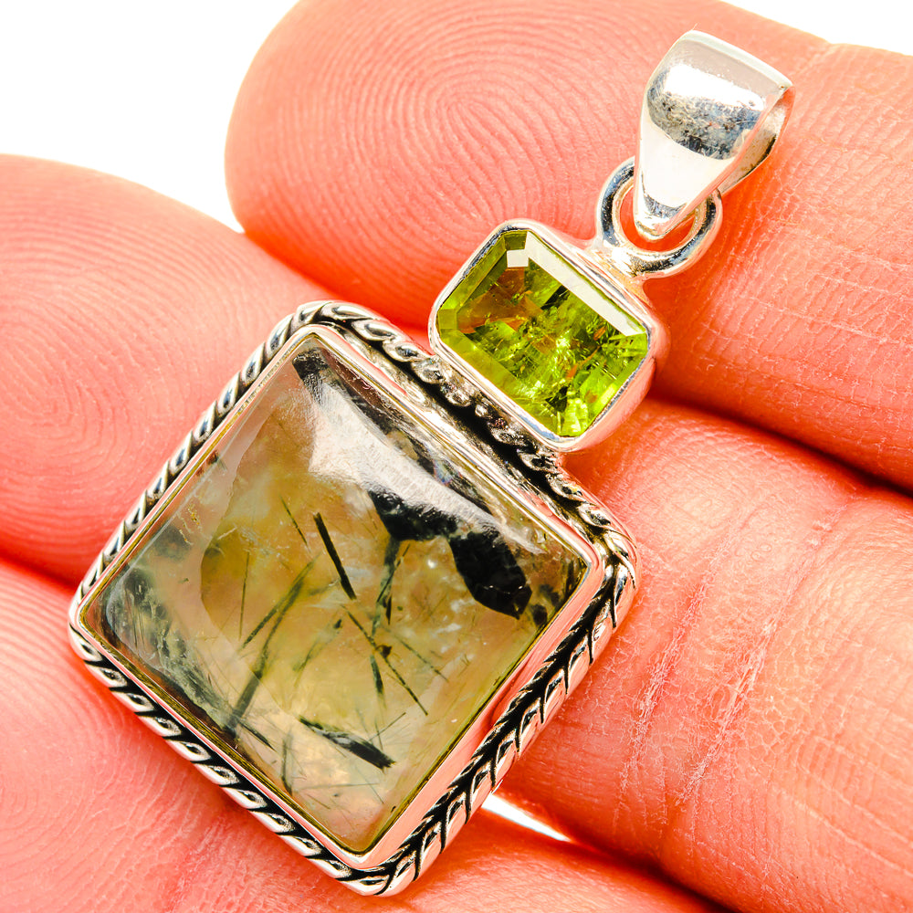 Prehnite Pendants handcrafted by Anasilvercos - PD26836