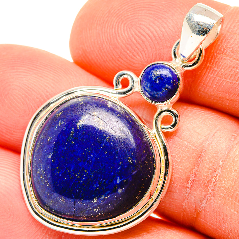 Lapis Lazuli Pendants handcrafted by Anasilvercos - PD26838