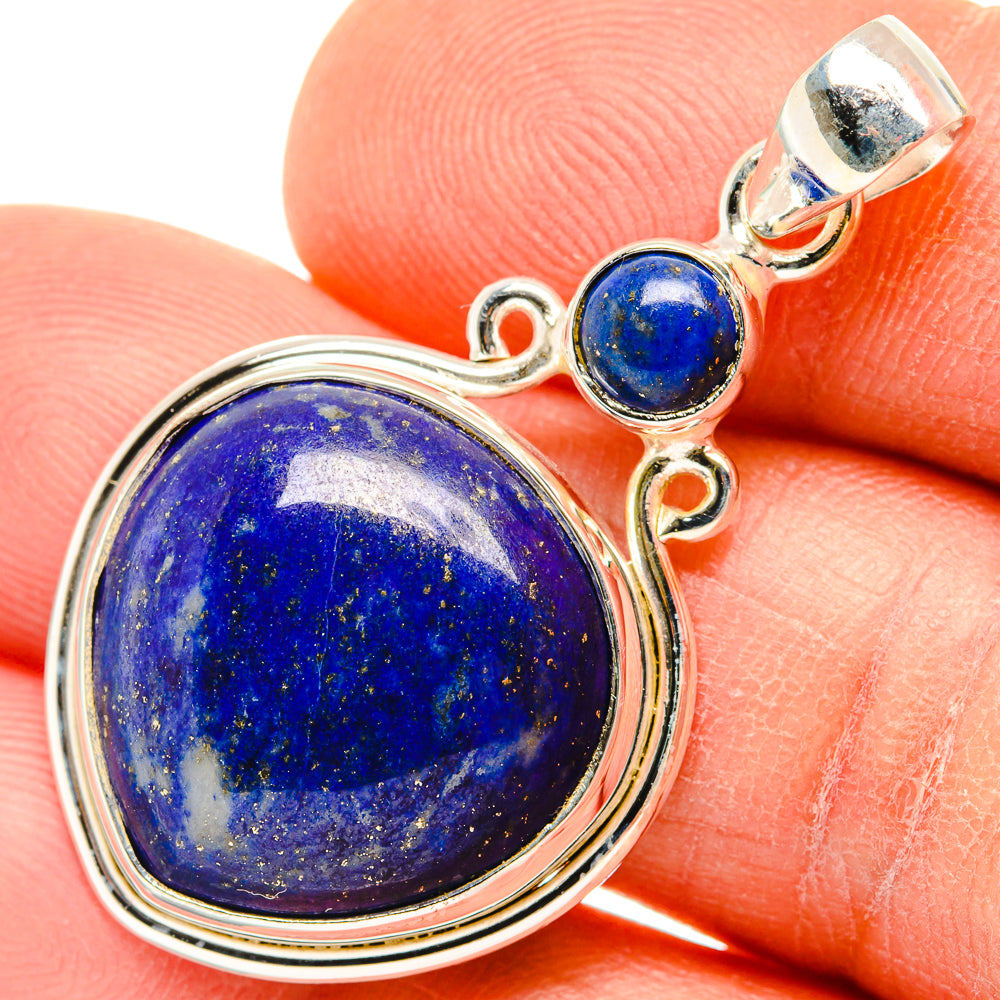 Lapis Lazuli Pendants handcrafted by Anasilvercos - PD26841