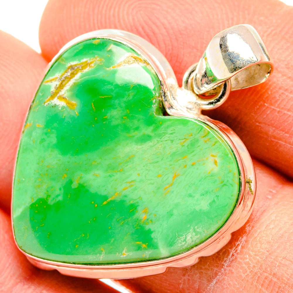 Chrysocolla Pendants handcrafted by Anasilvercos - PD26854