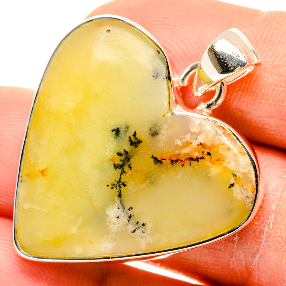 Dendritic Agate Pendants handcrafted by Anasilvercos - PD26856