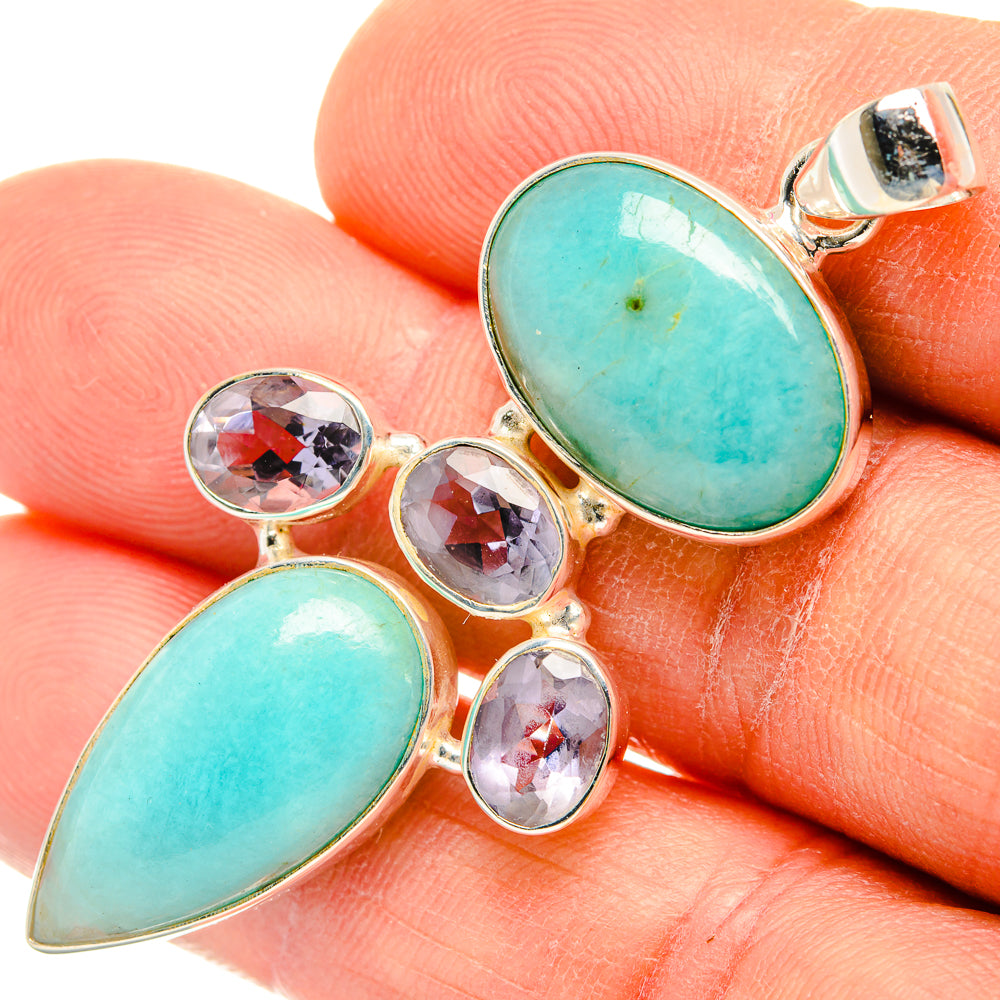 Larimar Pendants handcrafted by Anasilvercos - PD26867