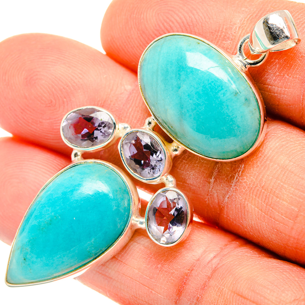 Larimar Pendants handcrafted by Anasilvercos - PD26868
