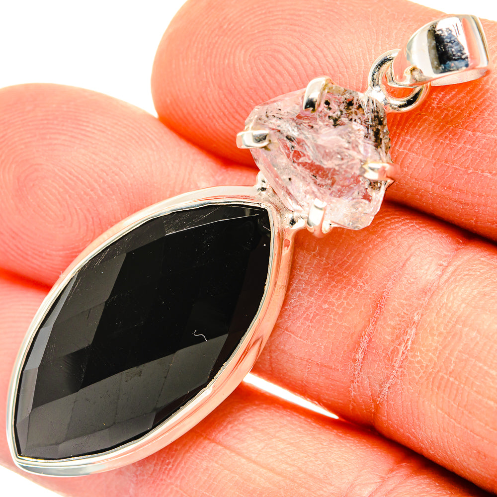 Black Onyx Pendants handcrafted by Anasilvercos - PD26888