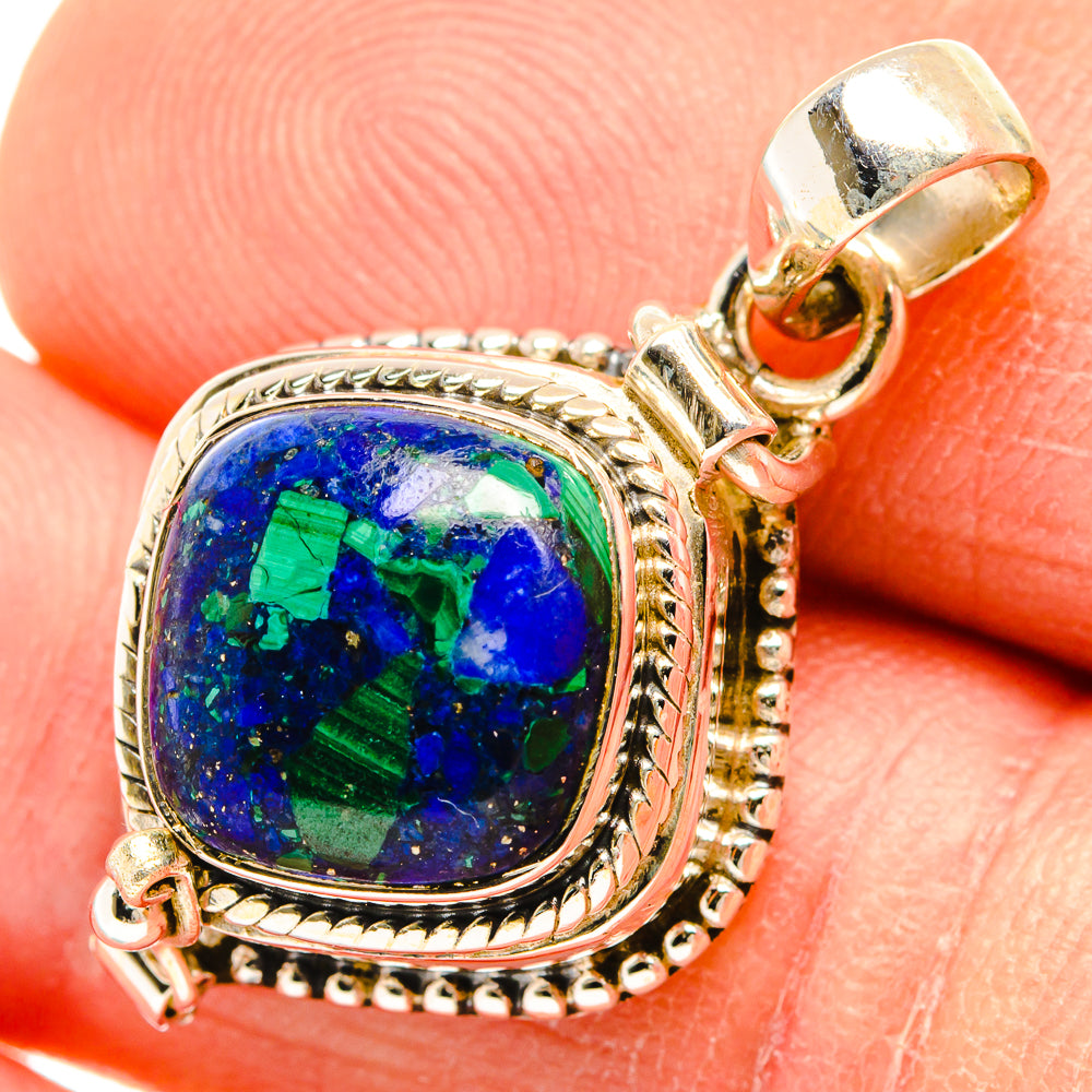 Azurite Pendants handcrafted by Anasilvercos - PD26914