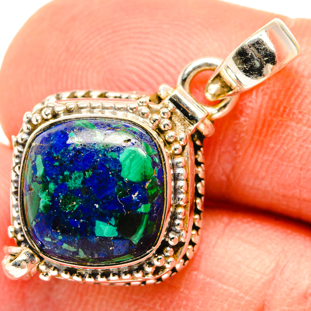 Azurite Pendants handcrafted by Anasilvercos - PD26916