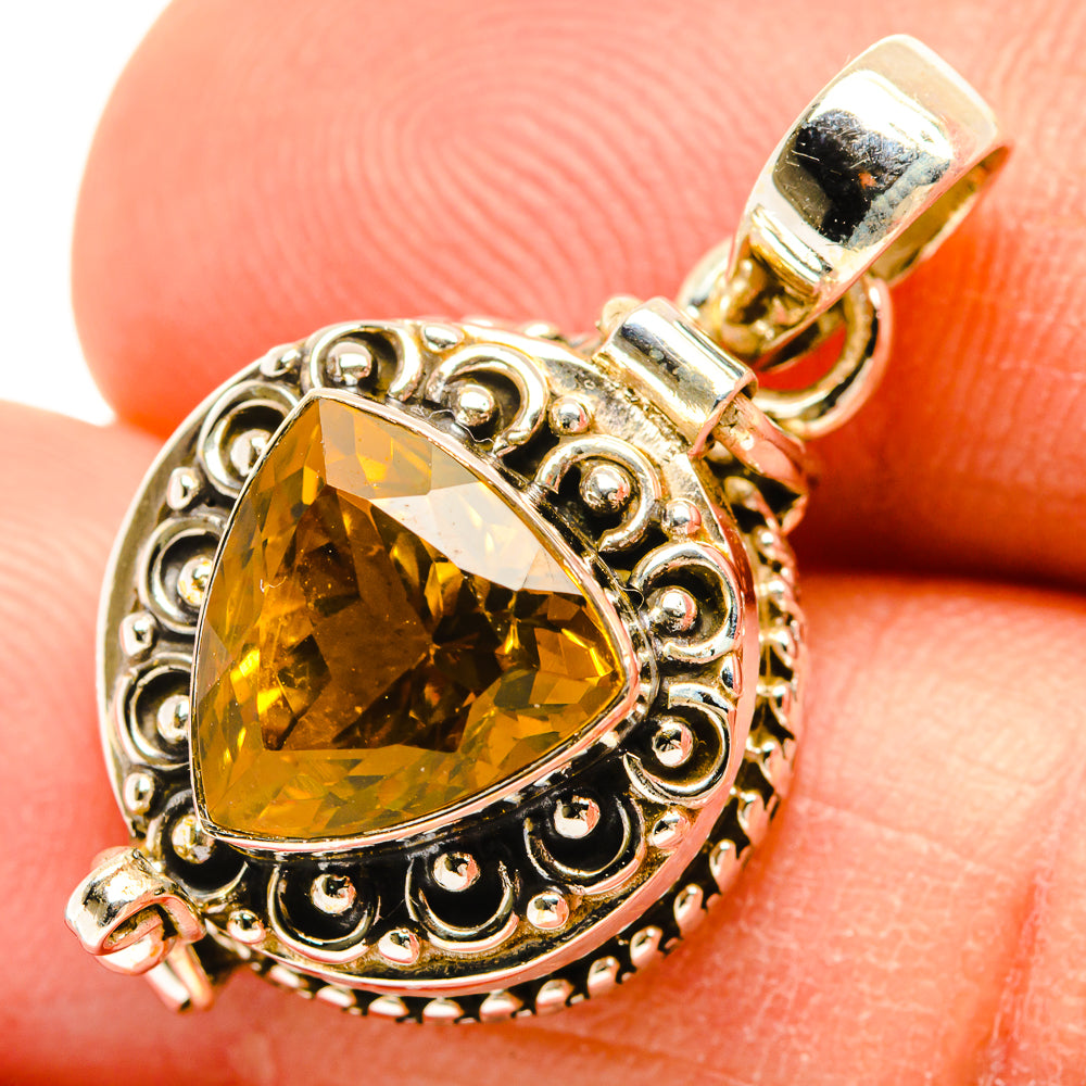 Citrine Pendants handcrafted by Anasilvercos - PD26917
