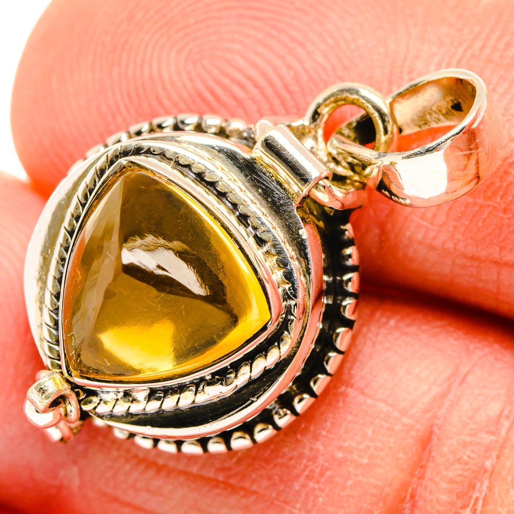 Citrine Pendants handcrafted by Anasilvercos - PD26920