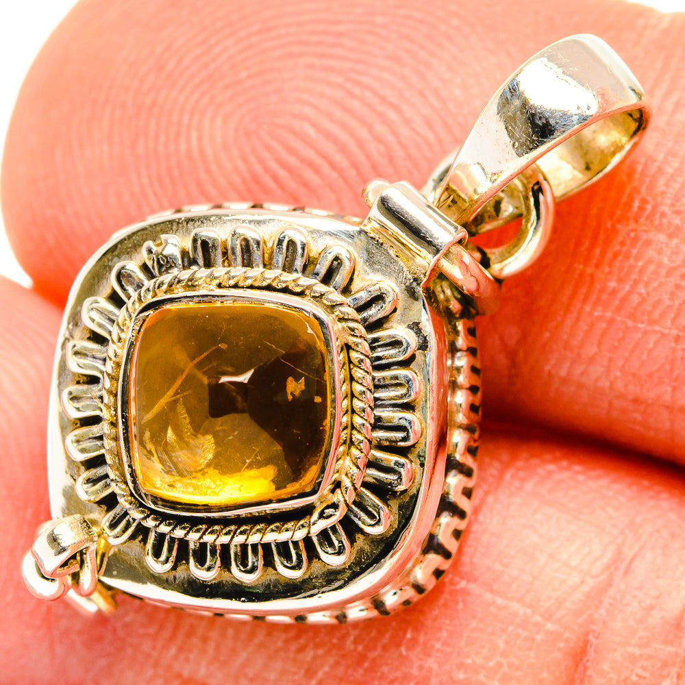 Citrine Pendants handcrafted by Anasilvercos - PD26923