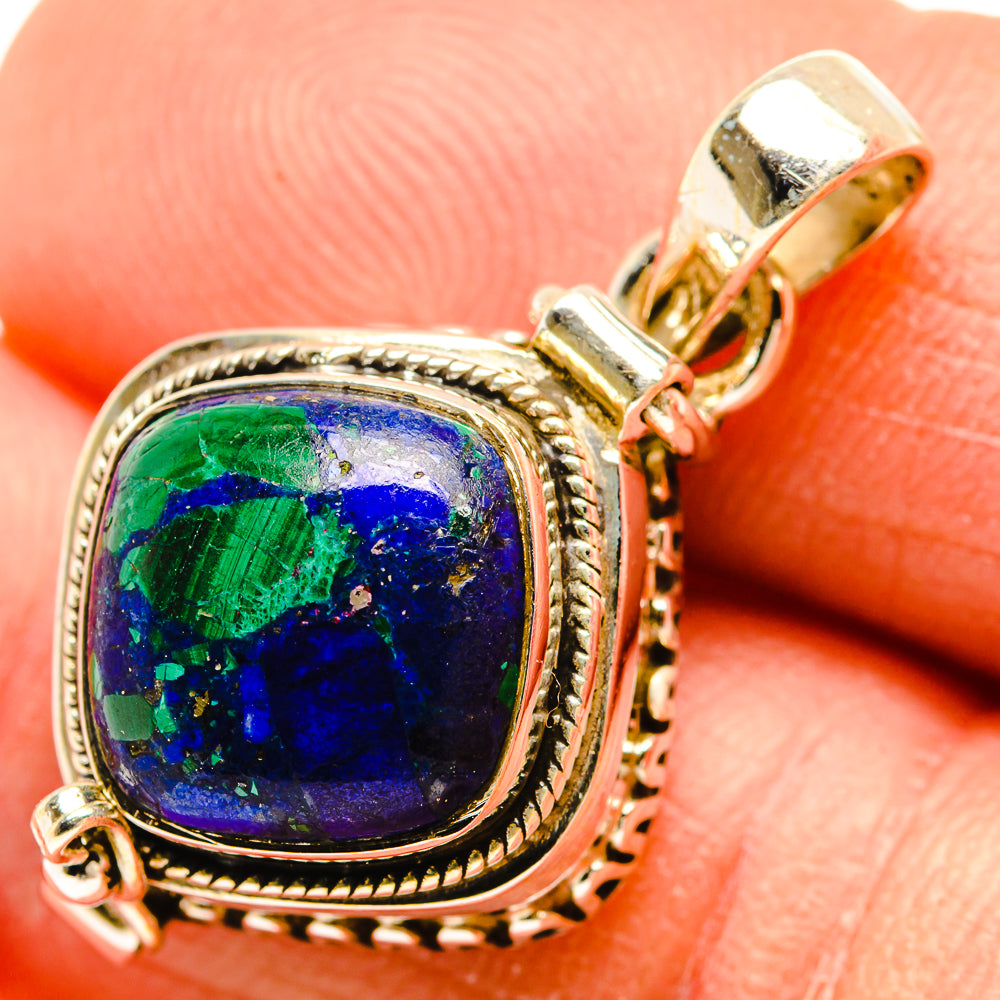 Azurite Pendants handcrafted by Anasilvercos - PD26937