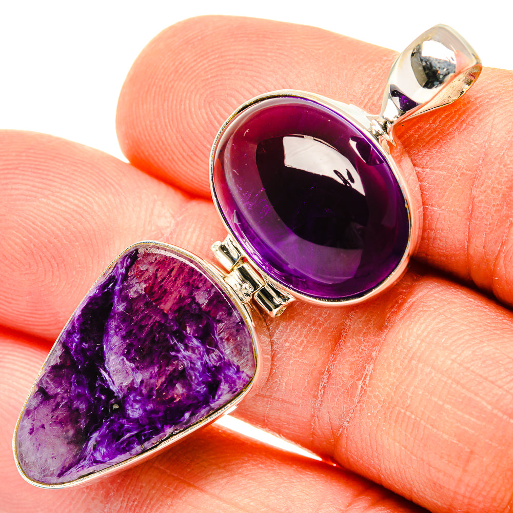 Amethyst Pendants handcrafted by Anasilvercos - PD26963